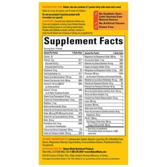 Nature Made Diabetes Health Pack with EPA and DHA - 30ct image {1}