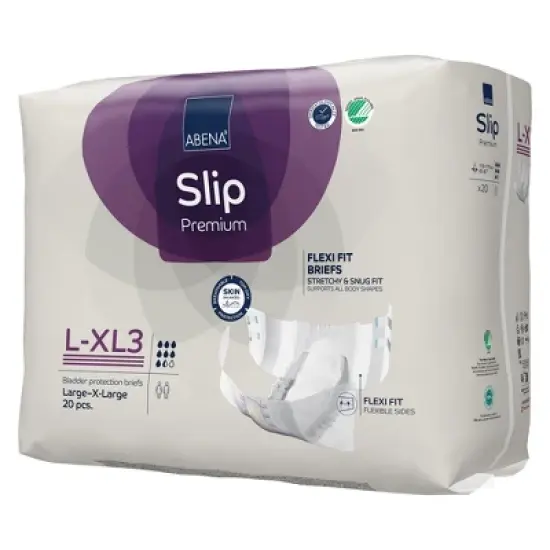 Abena Slip Flexi Fit Adult Incontinence Brief XL Heavy Absorbency Breathable, 1000020865, 20 Ct image {3}