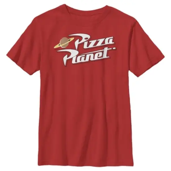 Boy's Toy Story Iconic Pizza Planet Logo T-Shirt image {2}