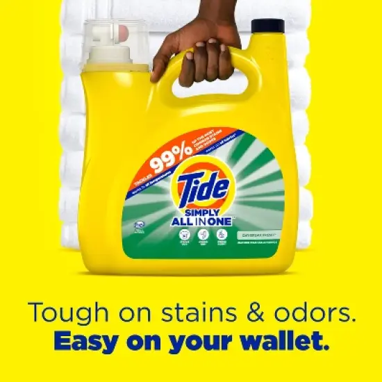 Tide Simply Daybreak Fresh Liquid Laundry Detergent - 117 fl oz image {3}