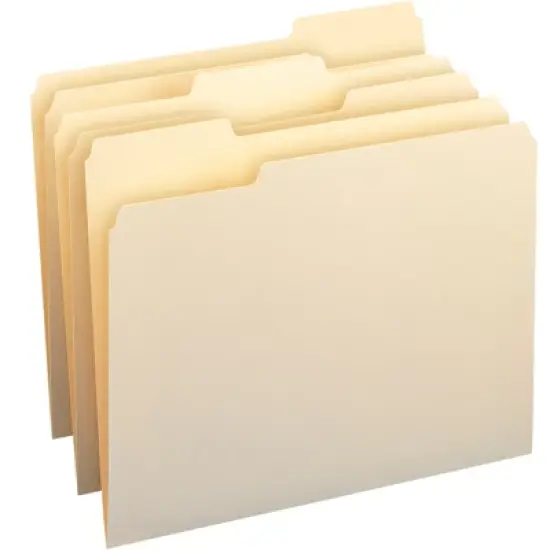 Smead&reg; File Folders, 1/3-Cut Tab, Letter, Manila, Box of 100 image {4}