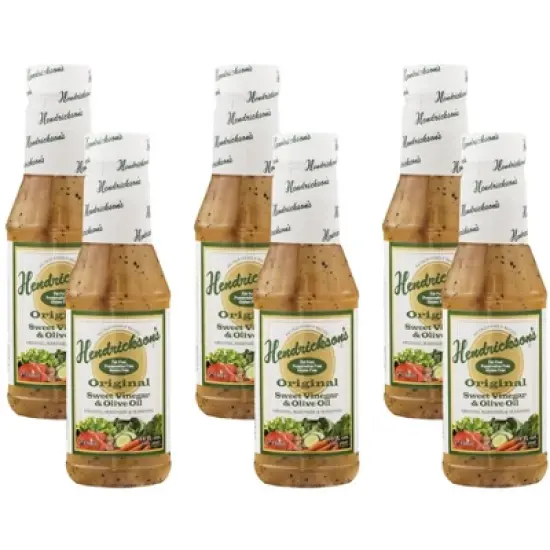 Hendrickson's Original Sweet Vinegar and Olive Oil - Case of 6/16 oz image {5}