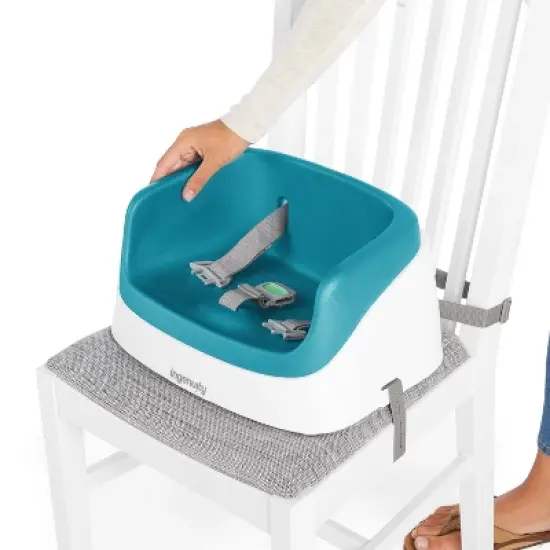 Ingenuity Toddler Booster Seat - Peacock Blue image {6}