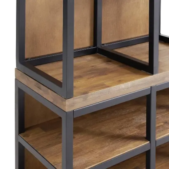 60" Lloyd Hall Tree with Bench Natural - Alaterre Furniture image {5}