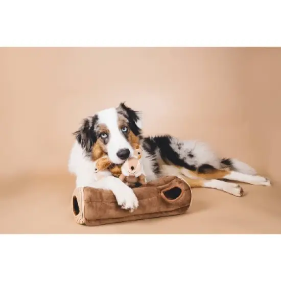 ZippyPaws Burrow Log Dog Toy image {2}