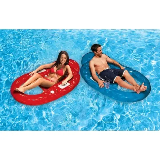 Poolmaster Deluxe French Lounge-Dual Pack Swimming Pool Floats image {4}