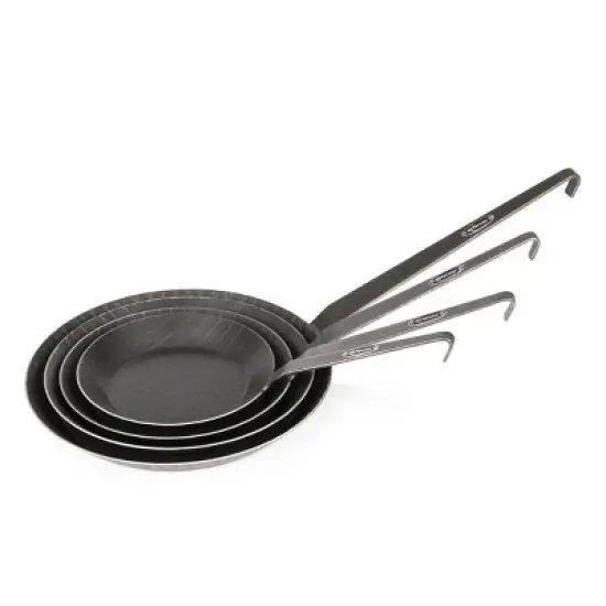 Petromax Wrought Iron Skillet, Long Handle Pan Conducts Heat Evenly, Indoor/Outdoor for Campfire or Home Kitchen, Stove to Table Serveware, 20.8" image {1}