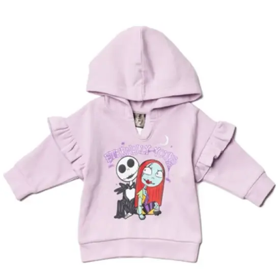 Disney Nightmare Before Christmas Oogie Boogie Fleece Pullover Hoodie Bodysuit & Pants 3 Pcs Outfit Set Newborn to Infant image {1}