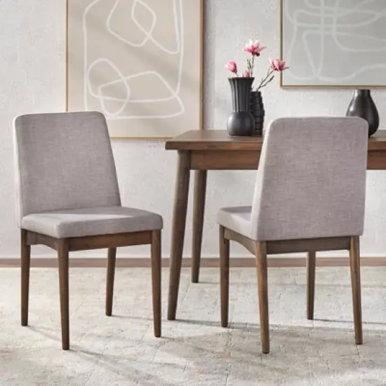 Element Mid-Century Modern Dining Set Walnut - Buylateral image {3}