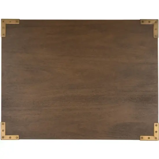 Nisha 1-Drawer Wood Nightstand - SFV7707 - Brown - Safavieh Couture image {7}