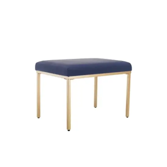 24" Metal Ottoman - WOVENBYRD image {2}