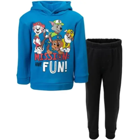 Paw Patrol Rocky Zuma Rubble Fleece Pullover Hoodie and Jogger Pants Outfit Set Toddler image {9}