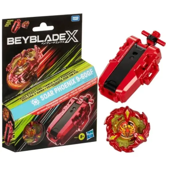 Beyblade X Soar Phoenix 9-60GF Deluxe String Launcher Set image {2}