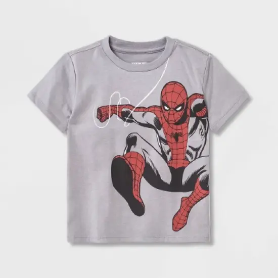 Toddler Boys' 3pc Marvel Top and Bottom Set - Gray/Red image {3}