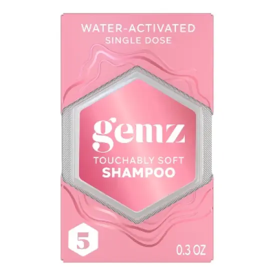 gemz Smoothing Shampoo, Touchably Soft, Color Safe - 5ct/0.3oz image {10}
