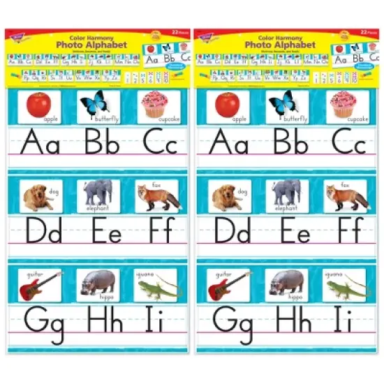 TREND Color Harmony Photo Alphabet Bulletin Board Set, 2 Sets image {4}