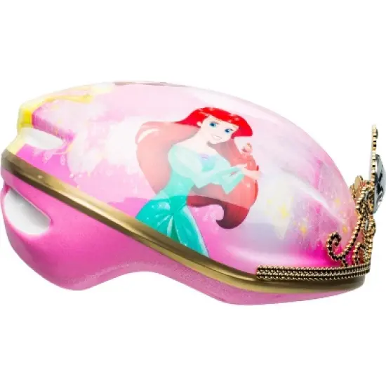 Frozen Disney Princess 3D Tiara Cycling Girls' Bike Helmet - Pink image {2}