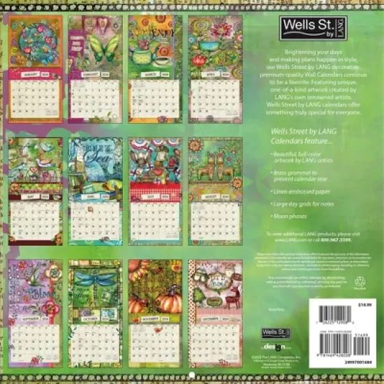Lang 2024 Wall Calendar 12"x12" Embrace the Day image {2}
