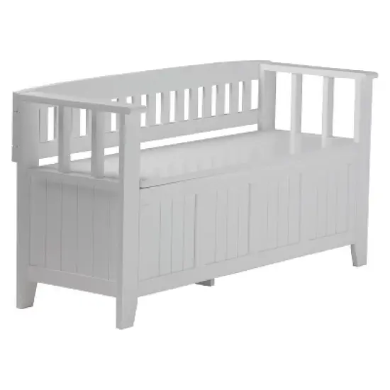 Normandy Solid Wood Entryway Storage Bench - Wyndenhall image {8}