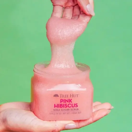 Tree Hut Pink Hibiscus Shea Sugar Body Scrub - 18oz image {8}