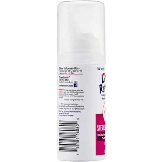 Little Remedies Saline Nasal Mist for Babies Stuffy Noses - 3 fl oz image {1}