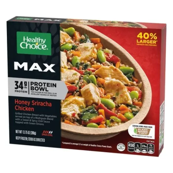 Healthy Choice Max Frozen Honey Sriracha Chicken - 13.75oz image {1}