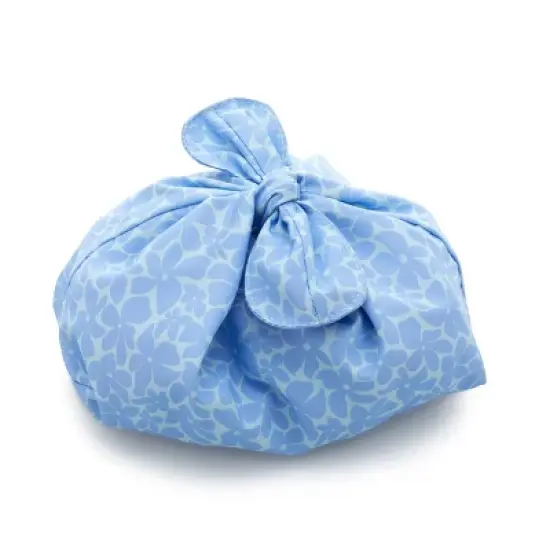 Tie Top Makeup Bag - Floral Blue - Ulta Beauty image {1}