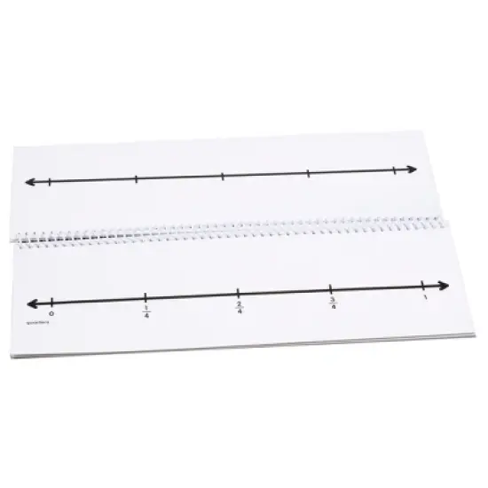 Didax&reg; Fraction Number Line Flip Book image {1}