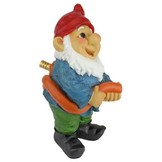 Design Toscano Hose It Off Harry, Gnome Spitter Piped Statue image {4}
