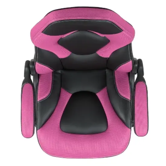 Emma and Oliver Gaming Racing PC Chair with Flip-up Arms image {8}