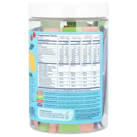 Wellah Splish Splash Hydration, Variety, 20 Stick Packs, 0.2 oz (4.9 - 5.2 g) Each image {1}