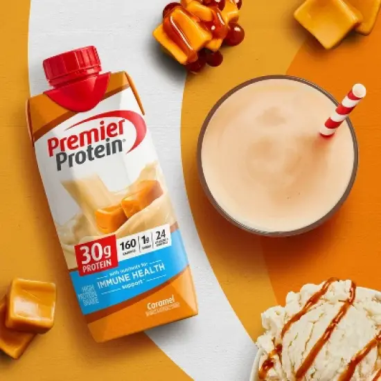 Premier Protein Nutritional Shake - Caramel image {1}