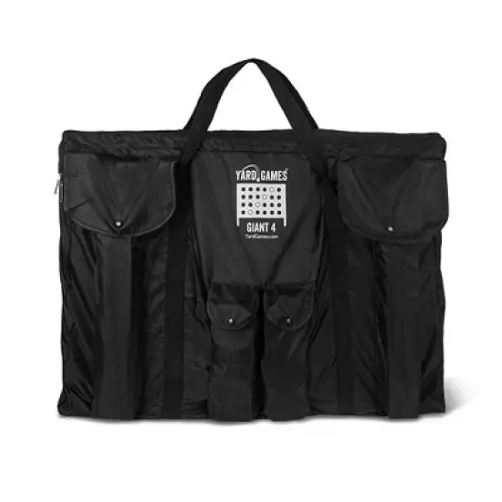 YardGames 3 x 2 Feet Premium Wooden Giant 4 In a Row Yard and Backyard Multi Player Outdoor Lawn Game Set for Parties, BBQs, and More image {2}