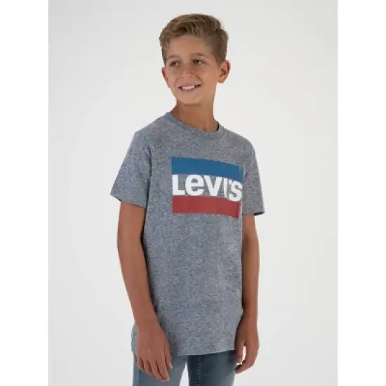 Levi's&reg; Boys' Short Sleeve Sportswear Logo T-Shirt - Gray image {3}