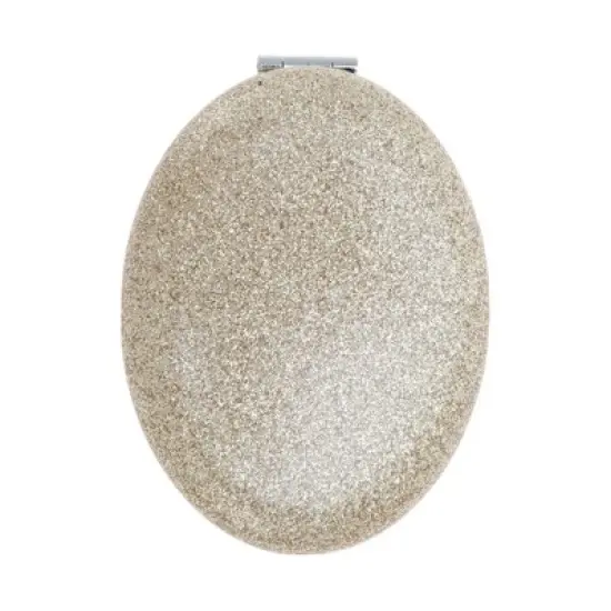 Unique Bargains Portable Oval Makeup Mirror 1 Pc image {3}