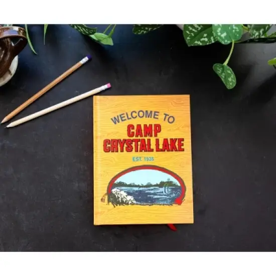 Silver Buffalo Friday The 13th "Welcome To Camp Crystal Lake" Hardcover Journal Notebook image {8}
