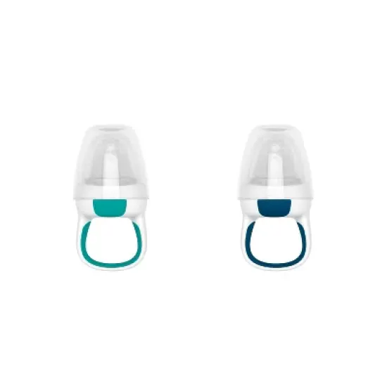 OXO Tot Silicone Self Feeder - 2pk - Navy/Teal image {1}