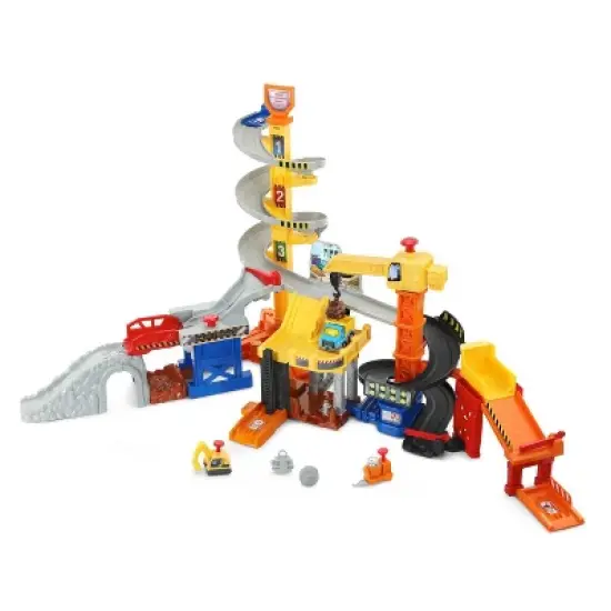 VTech Go! Go! Smart Wheels Speedy Spiral Construction Tower Track Set image {2}