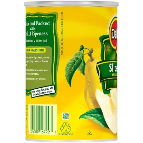 Del Monte Bartlett Pear Slices in Heavy Syrup - 15.25oz image {3}