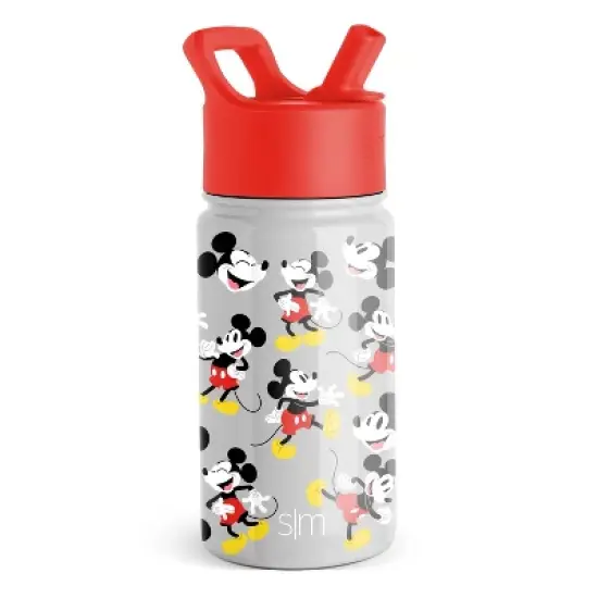 14oz Stainless Steel Summit Kids Water Bottle with Straw - Simple Modern image {5}