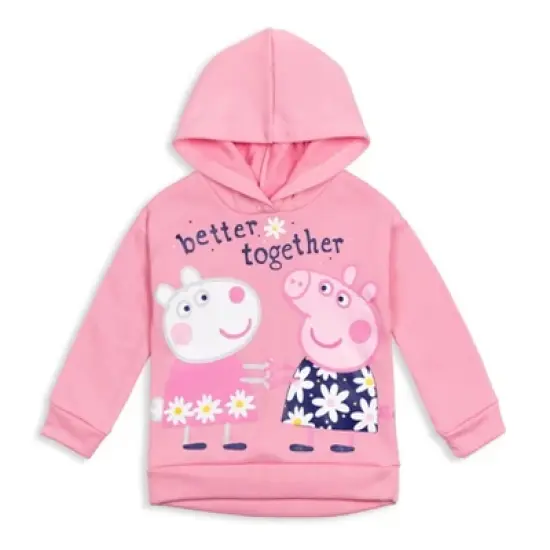 Peppa Pig Girls Fleece Hoodie and Leggings Outfit Set  image {1}