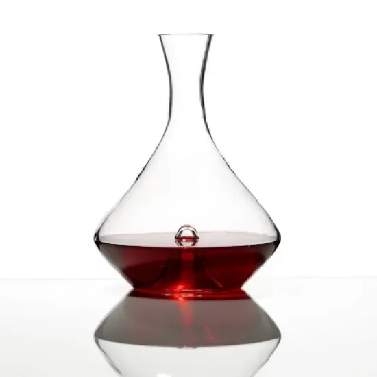 Stolzle Lausitz Fire Decanter Beverage Server Lead-Free Crystal, Modern Style, 750ml Capacity, Dishwasher-Safe image {1}