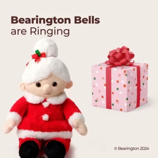 Bearington Mrs Santa Claus Stuffed Christmas Plush, 15 In Mrs Claus Plush, Christmas Mrs Claus Doll Gift for Toddlers, Kids & Teens image {3}