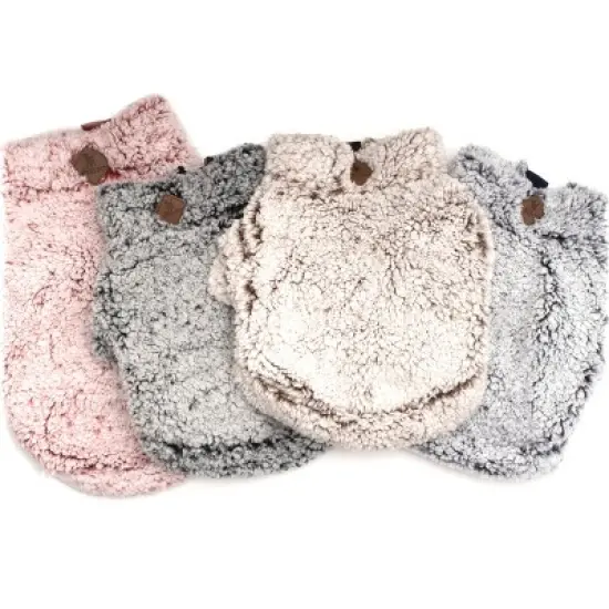 The Worthy Dog Cozy Wubby Fleece Quarter Zip Pullover image {1}