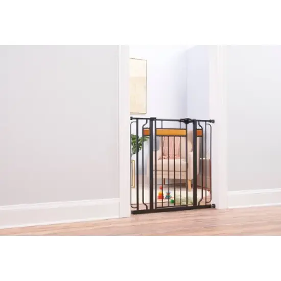 Regalo Extra Tall Home Accents Metal Walk Through Baby Gate image {1}