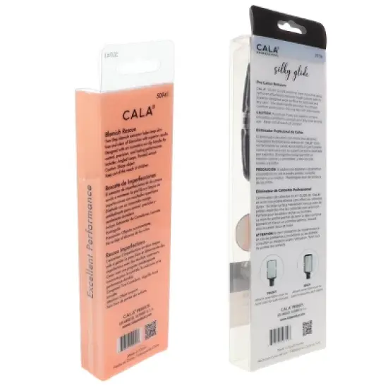 CALA Rose Gold Blemish Rescue Kit 2 pc & Silky Glide Pro Callus Remover Black Combo Pack image {2}