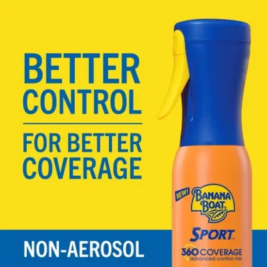 Banana Boat Sport 360 Coverage Advanced Control Mist Sunscreen Sprayer - SPF 50 - 5.5 fl oz image {3}