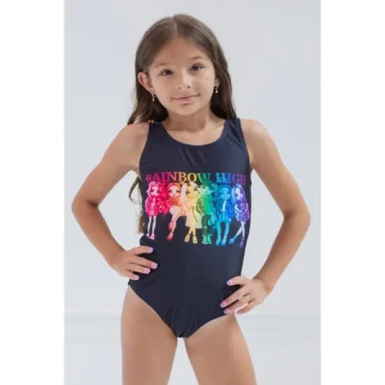Rainbow High Avery Styles Karma Krystal Bailey Girls One Piece Bathing Suit Toddler to Big Kid image {1}
