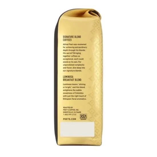 Peet's Colombia Luminosa Light Roast Ground - 10.5oz image {5}