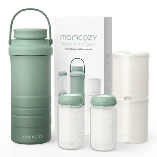Momcozy Portable Breast Milk Cooler - Green image {10}